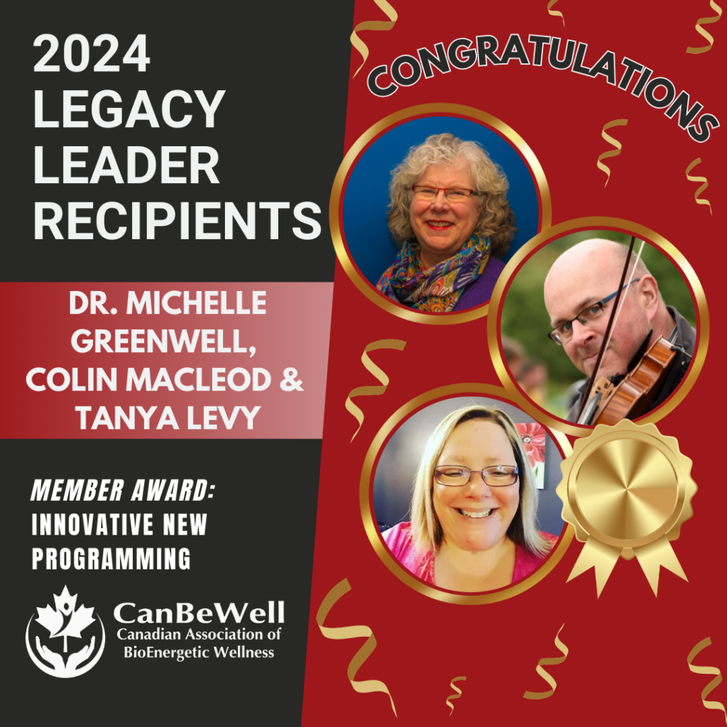 Award with the photo of two women and a man