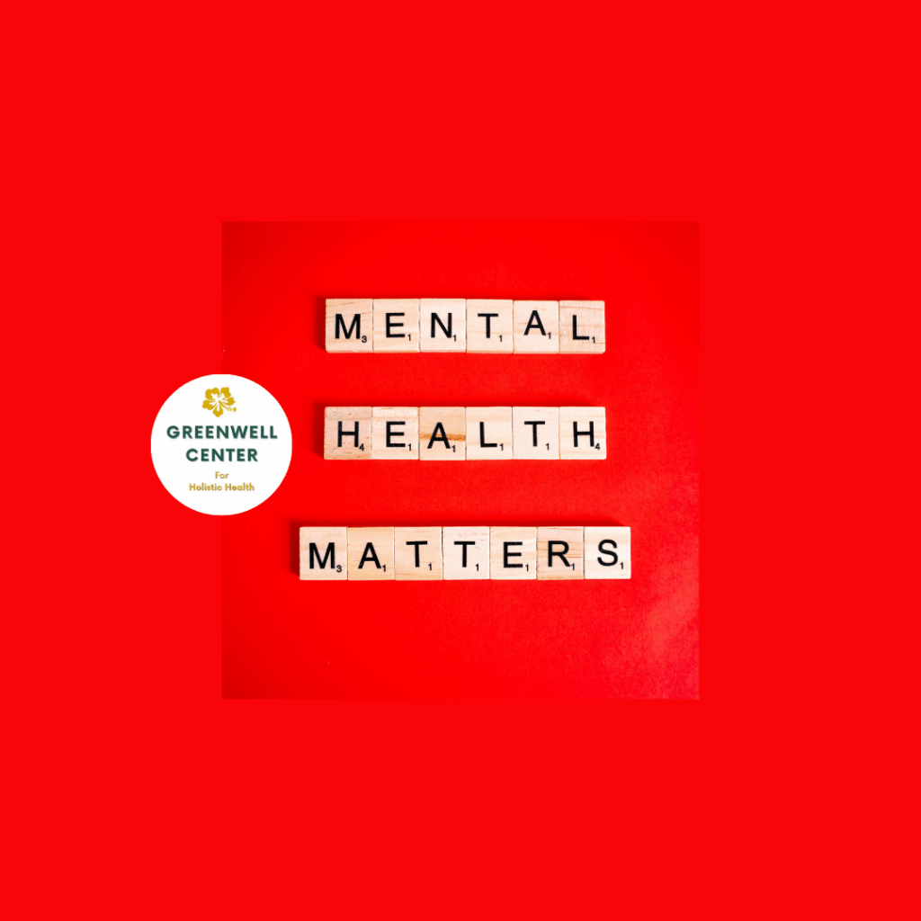 Mental Health Matters spelled out with scrabble tiles