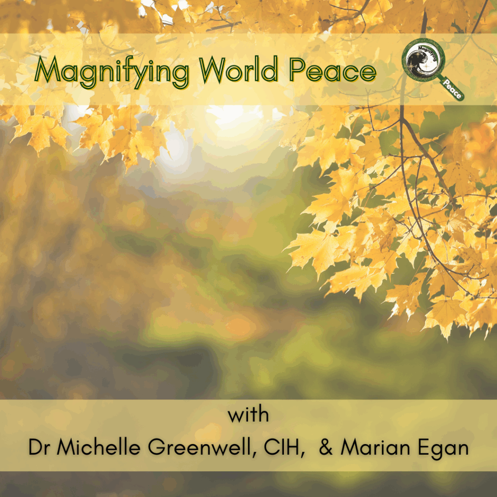 fall leaves in a garden