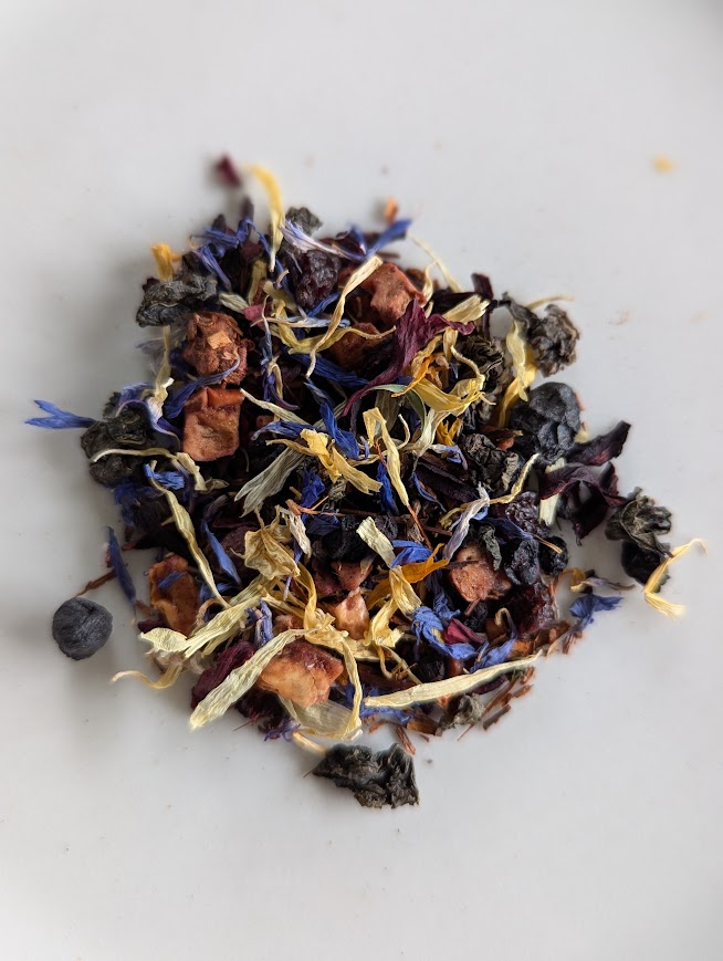 herbs in a circle